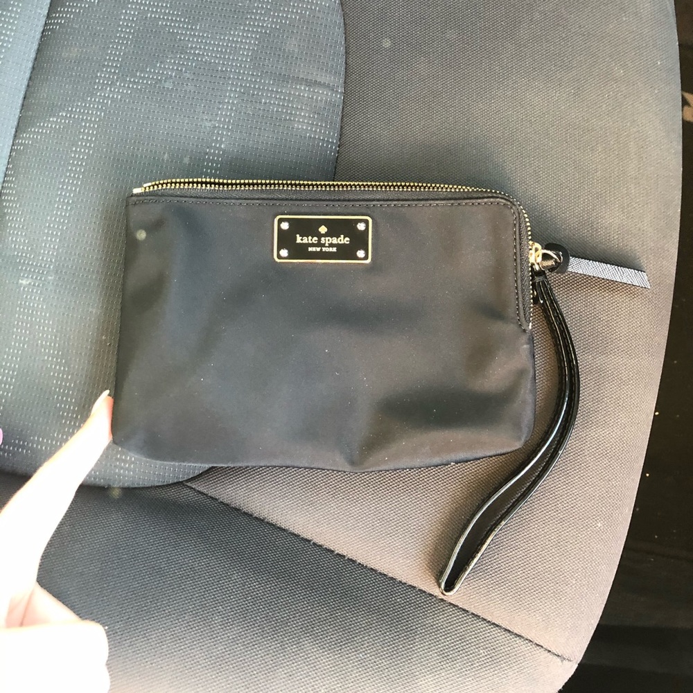 Black Kate Spade wristlet